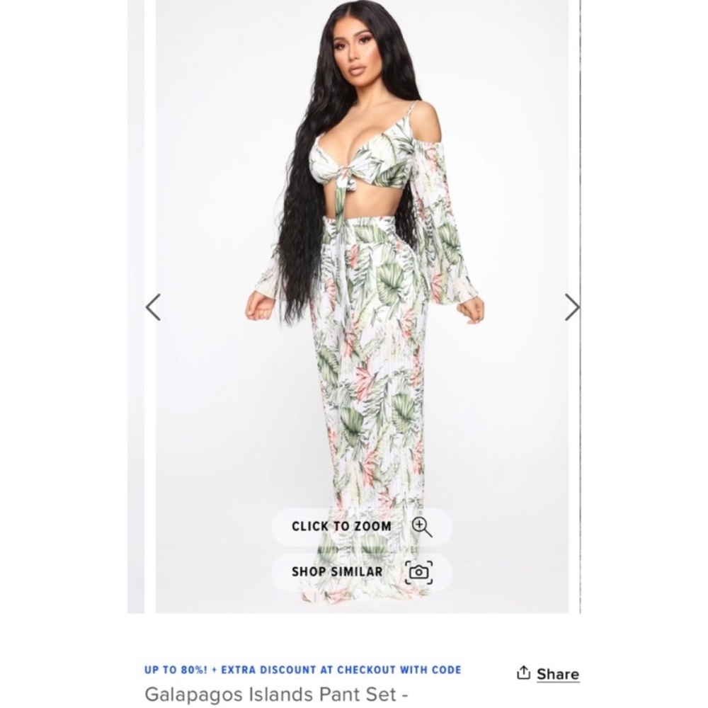Galápagos Islands pants set